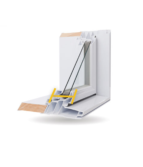 Architectural Windows - 4 1/2″ PVC Bonded Frame