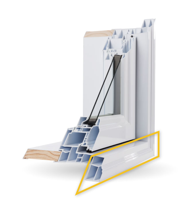 Awning Windows - Integrated Brickmould