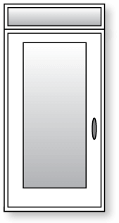 Rectangular Transom Option